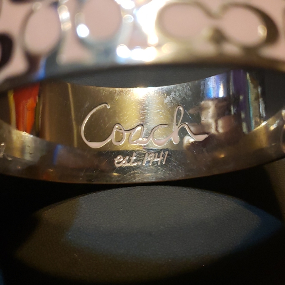 Vintage Coach Bangle Bracelet - Picture 4 of 8